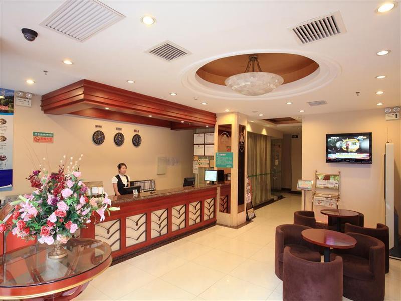 Greentree Inn Shanghai Dongming Road Subway Station Express Hotel Exteriér fotografie