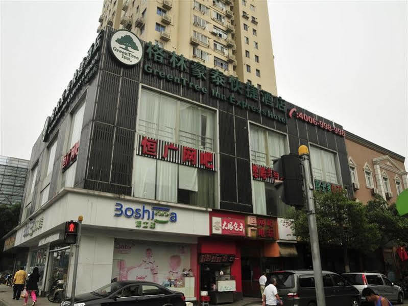 Greentree Inn Shanghai Dongming Road Subway Station Express Hotel Exteriér fotografie