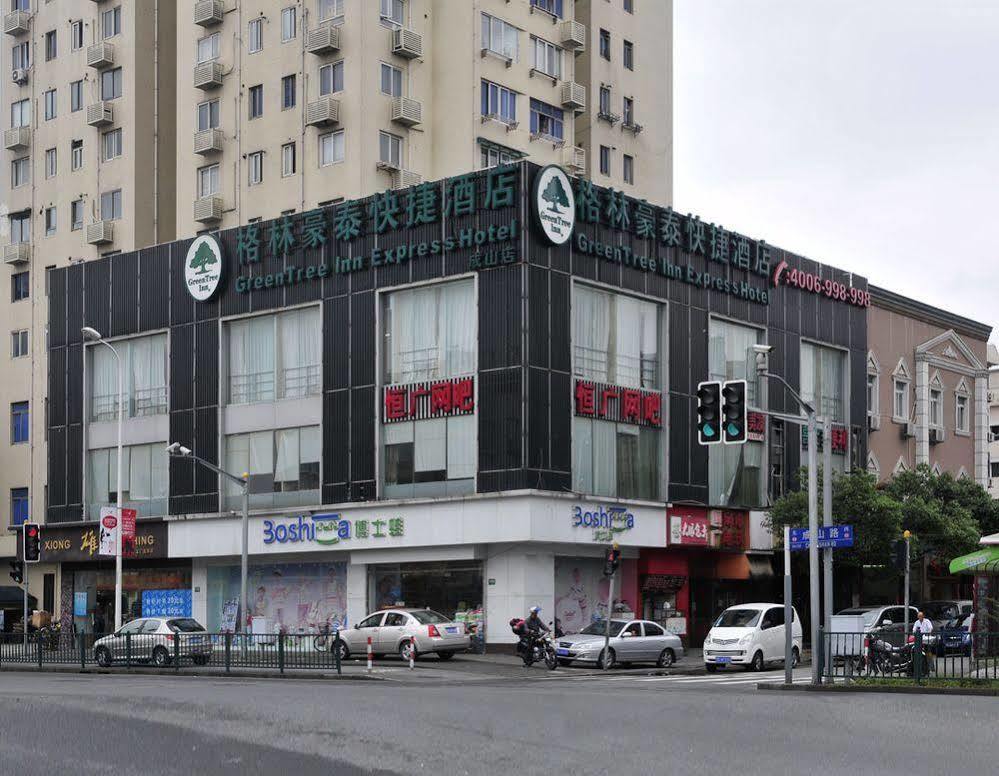 Greentree Inn Shanghai Dongming Road Subway Station Express Hotel Exteriér fotografie
